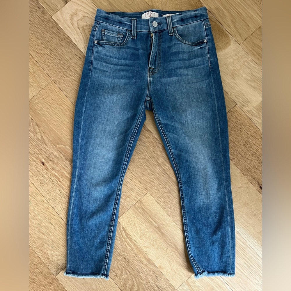 7 for all mankind Jen 7 petite cropped skinny jeans